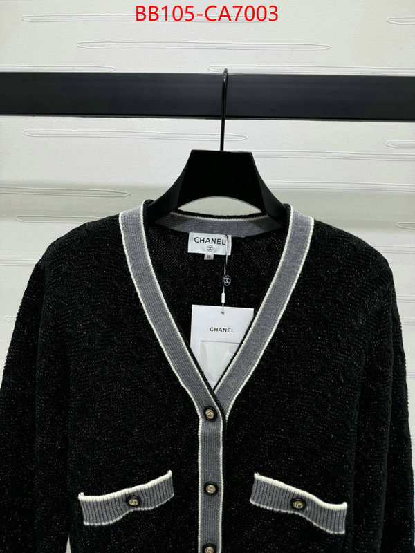 Clothing-Chanel online store ID: CA7003 $: 105USD