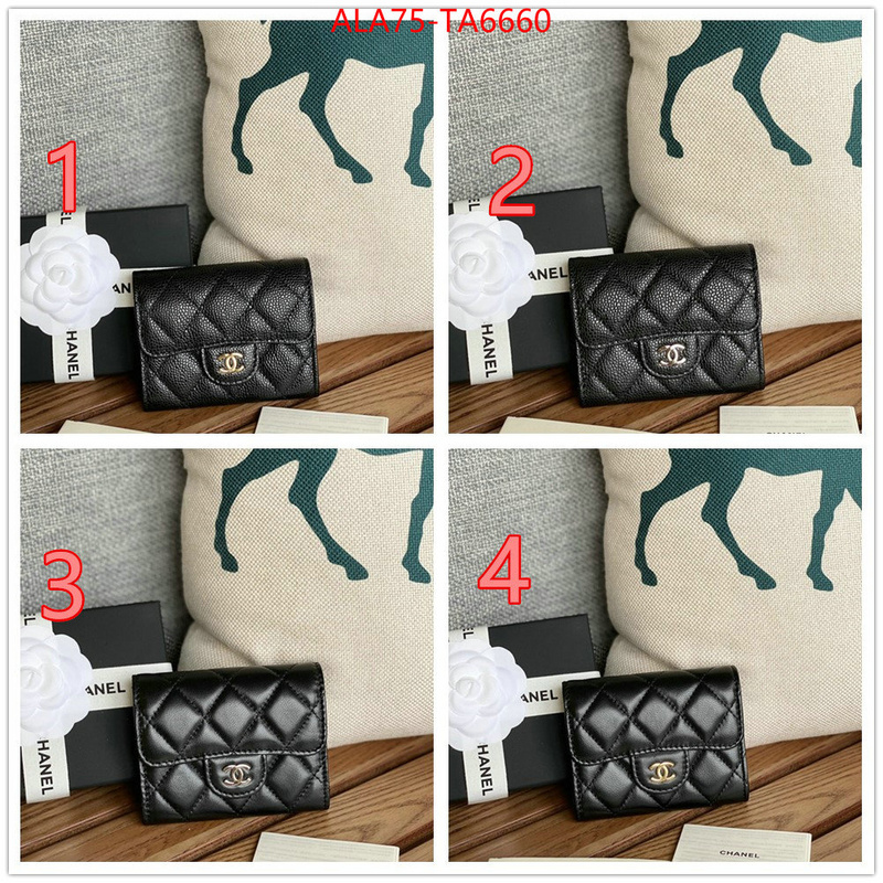 Chanel Bags(TOP)-Wallet- buy ID: TA6660 $: 75USD,