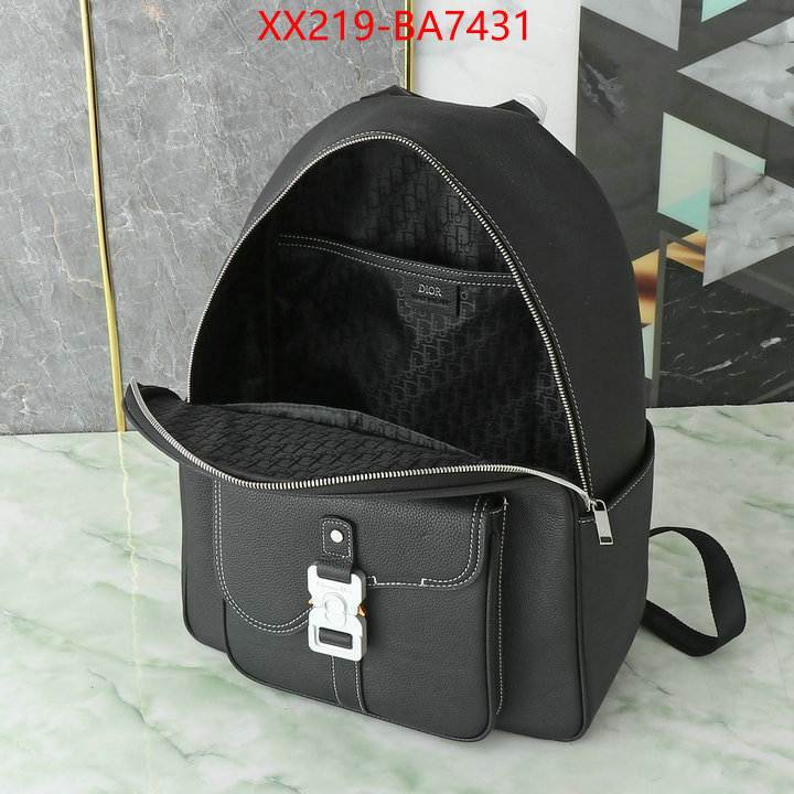 Dior Bags(TOP)-Backpack- replica sale online ID: BA7431 $: 219USD,