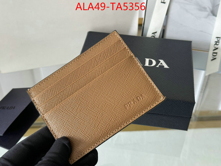 Prada Bags(TOP)-Wallet where quality designer replica ID: TA5356 $: 49USD,