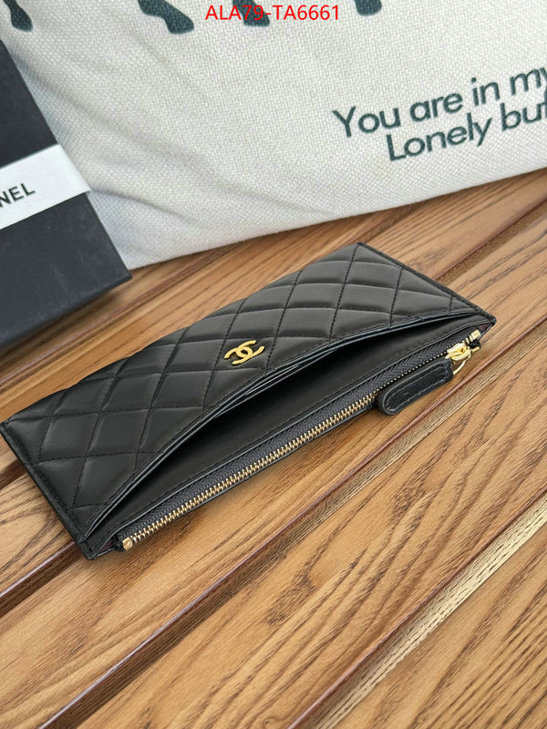 Chanel Bags(TOP)-Wallet- 1:1 replica ID: TA6661 $: 79USD,