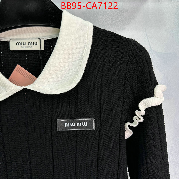 Clothing-MIU MIU high-end designer ID: CA7122 $: 95USD