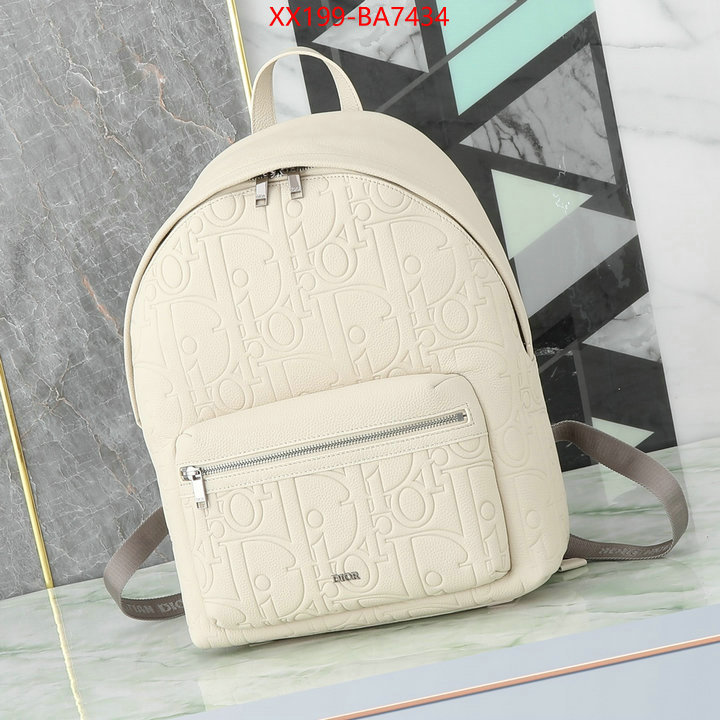 Dior Bags(TOP)-Backpack- what is aaaaa quality ID: BA7434 $: 199USD,