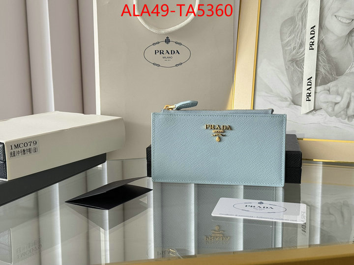 Prada Bags(TOP)-Wallet are you looking for ID: TA5360 $: 49USD,