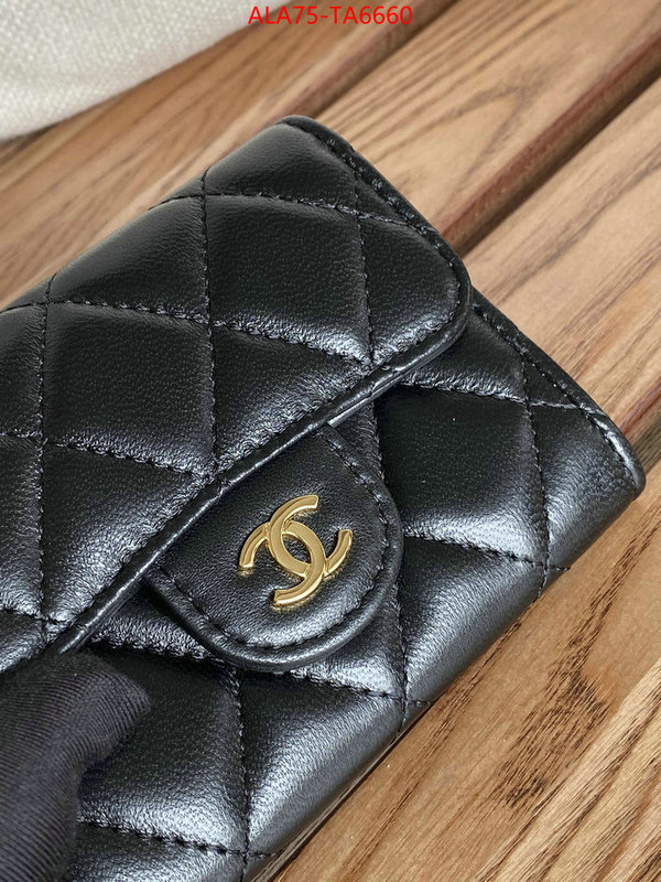 Chanel Bags(TOP)-Wallet- buy ID: TA6660 $: 75USD,