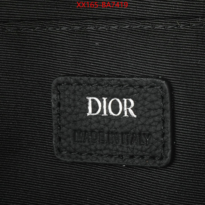 Dior Bags(TOP)-Backpack- best like ID: BA7419 $: 165USD,