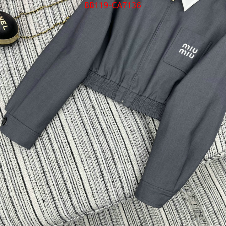 Clothing-MIU MIU 2024 aaaaa replica 1st copy ID: CA7136 $: 119USD