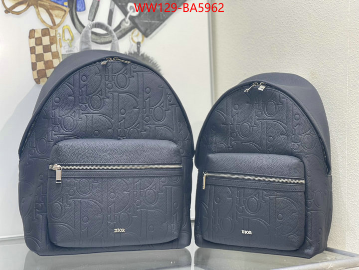 Dior Bags(4A)-Backpack- fake designer ID: BA5962