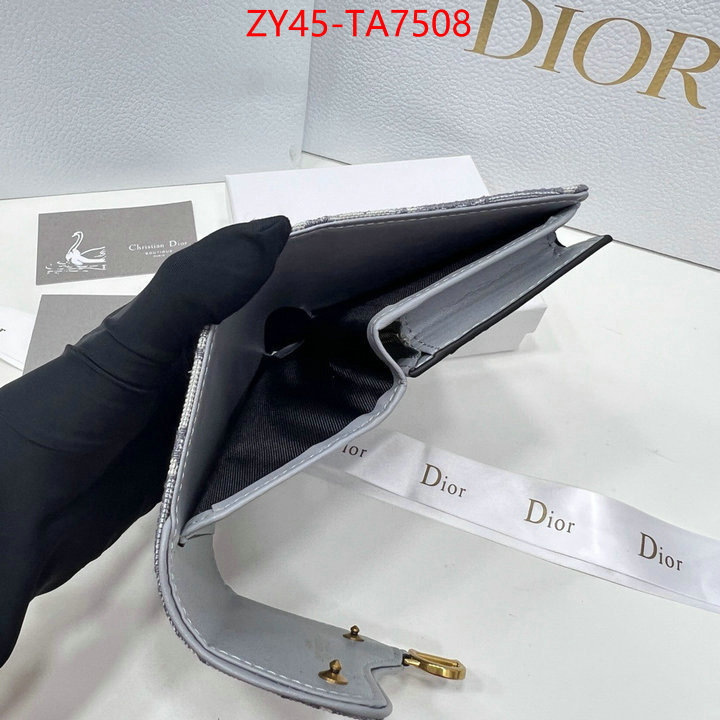 Dior Bags(4A)-Wallet- fashion ID: TA7508 $: 45USD,