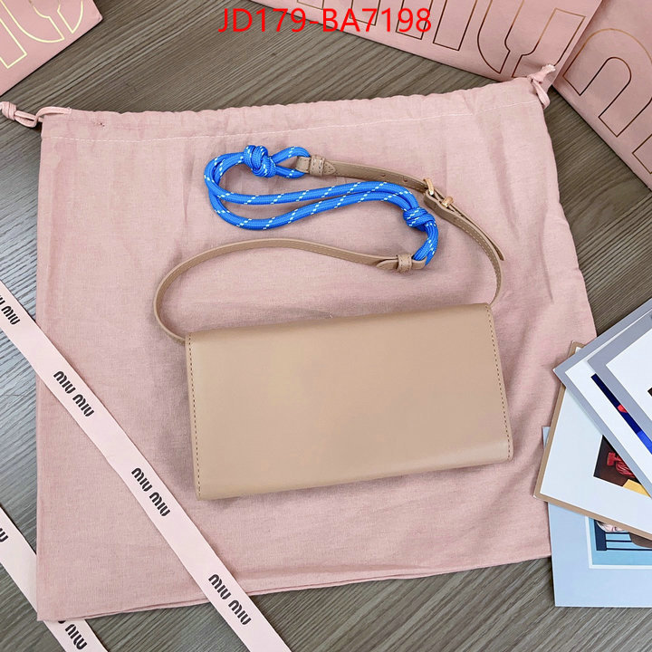 Miu Miu Bags(TOP)-Crossbody- high quality perfect ID: BA7198 $: 179USD,