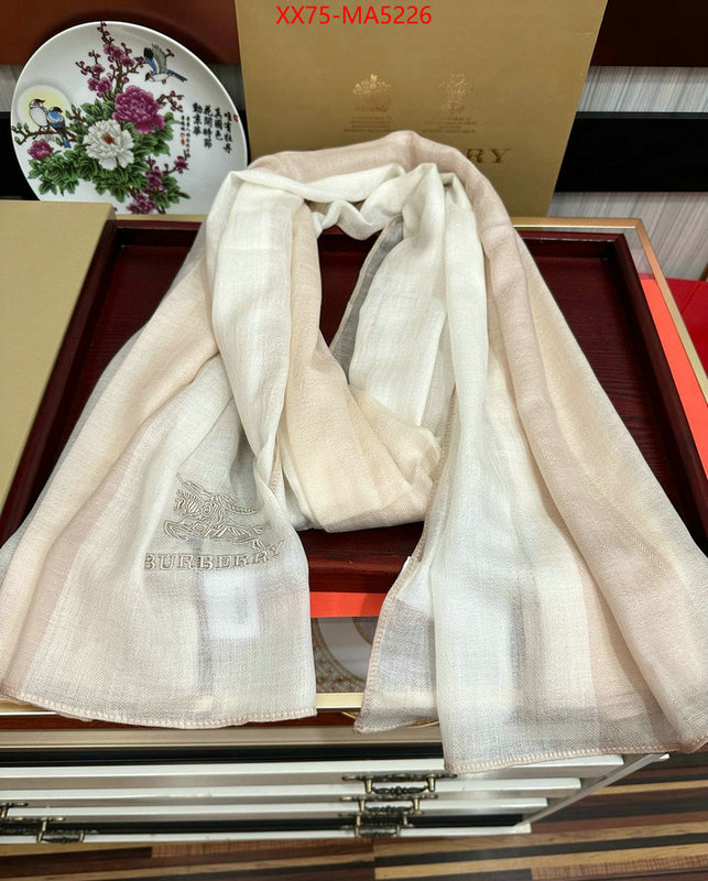 Scarf-Burberry wholesale designer shop ID: MA5226 $: 75USD