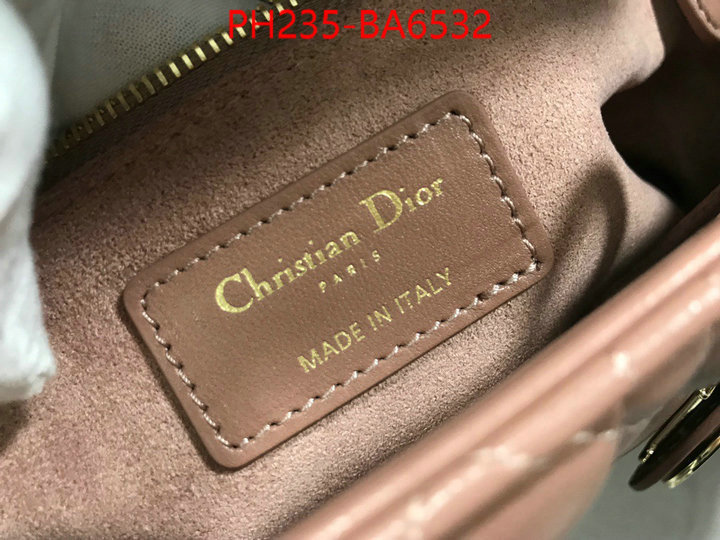 Dior Bags(TOP)-Lady- mirror copy luxury ID: BA6532 $: 235USD,