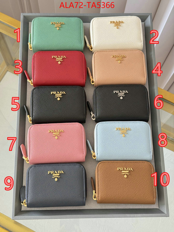 Prada Bags(TOP)-Wallet best knockoff ID: TA5366 $: 72USD,