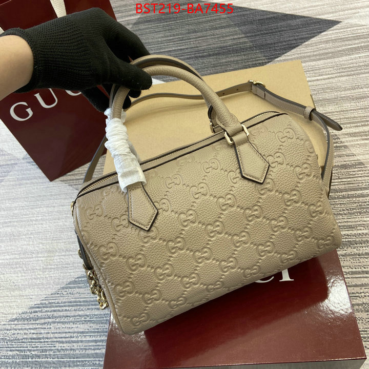 Gucci Bags(TOP)-Handbag- high quality replica ID: BA7455 $: 219USD,