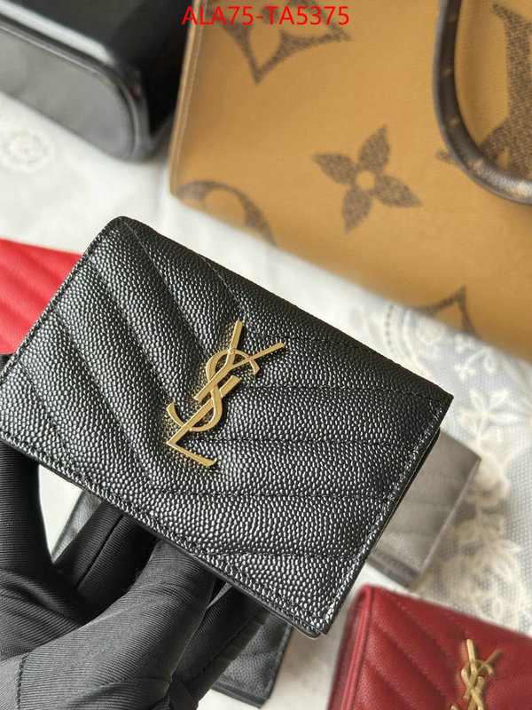 YSL Bags(TOP)-Wallet- replicas buy special ID: TA5375 $: 75USD,