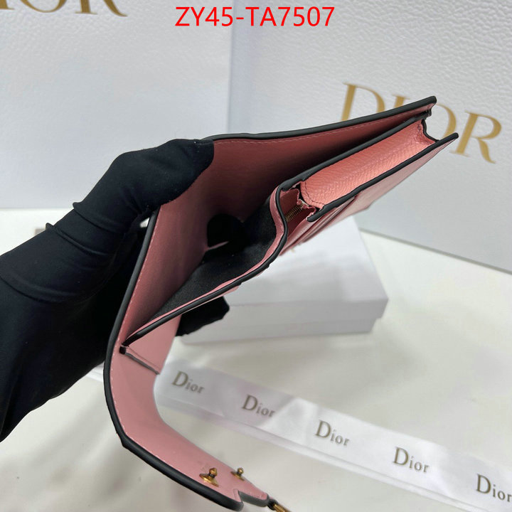 Dior Bags(4A)-Wallet- is it illegal to buy dupe ID: TA7507 $: 45USD,