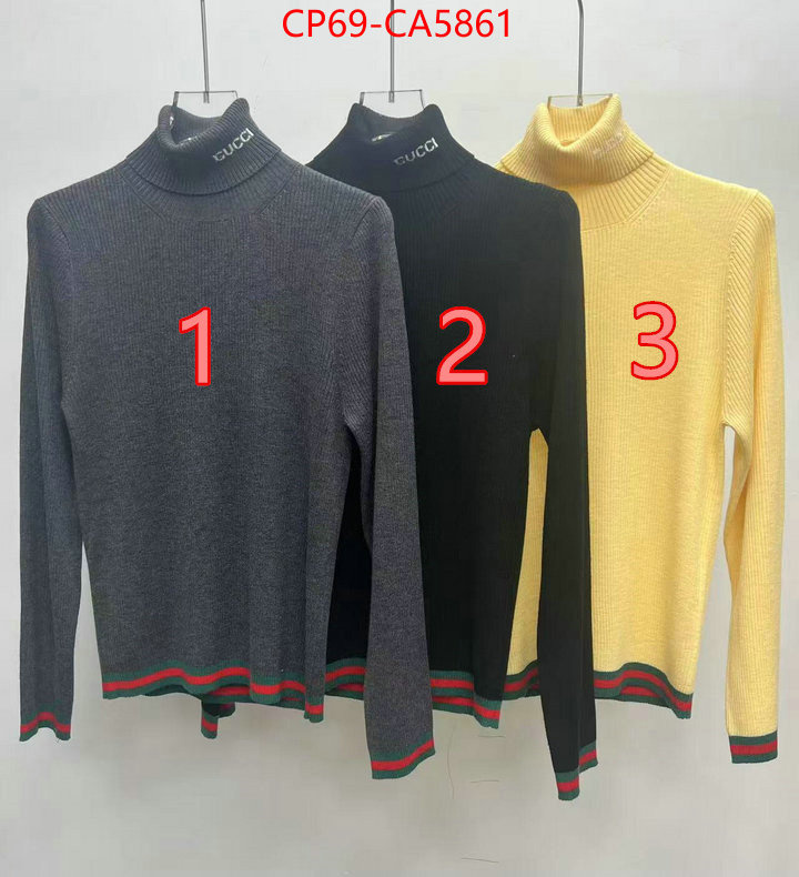 Clothing-Gucci what is a 1:1 replica ID: CA5861 $: 69USD