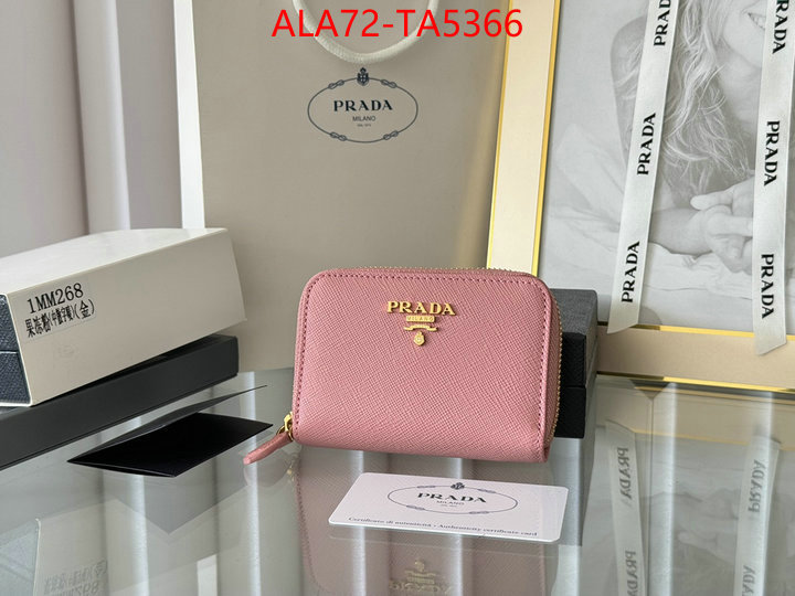 Prada Bags(TOP)-Wallet best knockoff ID: TA5366 $: 72USD,