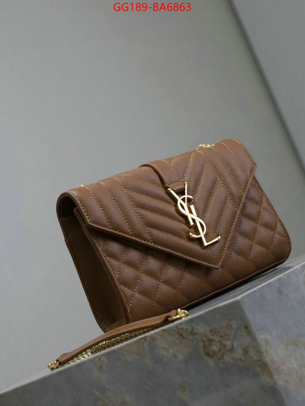 YSL Bags(TOP)-Envelope Series how to find replica shop ID: BA6863 $: 189USD,