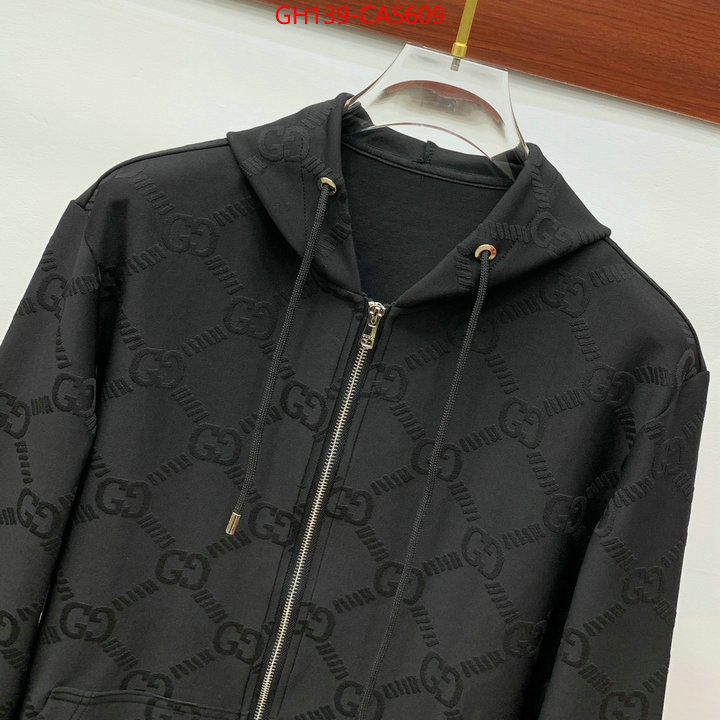 Clothing-Gucci the quality replica ID: CA5609 $: 139USD