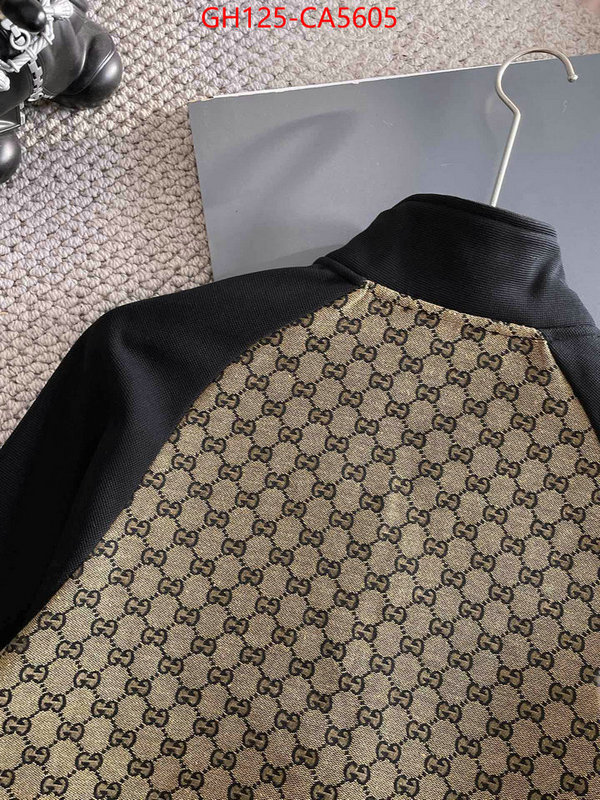 Clothing-Gucci designer 1:1 replica ID: CA5605 $: 125USD