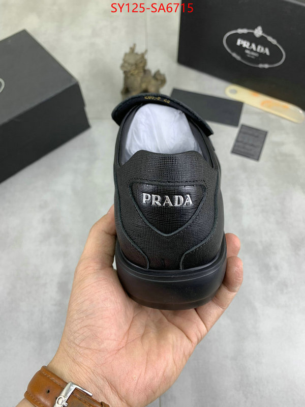 Men shoes-Prada aaaaa+ replica ID: SA6715 $: 125USD