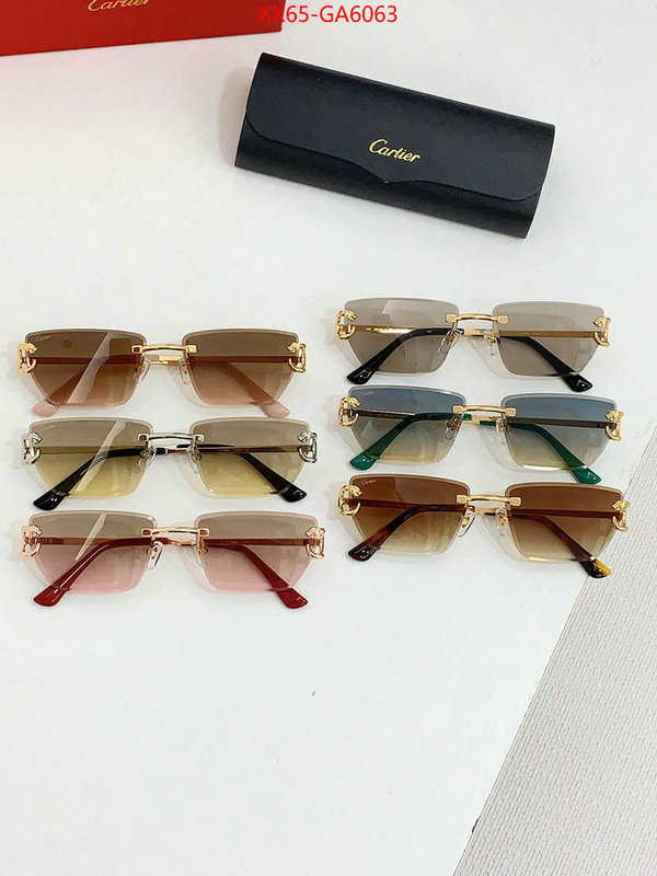 Glasses-Cartier high quality 1:1 replica ID: GA6063 $: 65USD