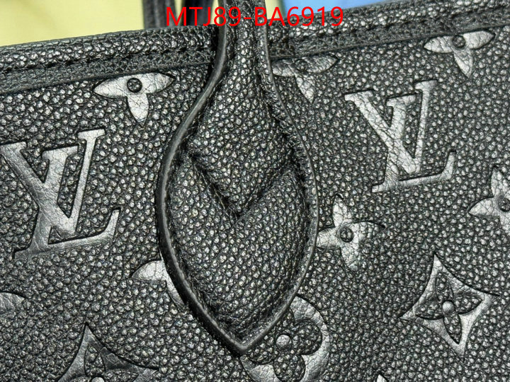 LV Bags(4A)-Neverfull- replica for cheap ID: BA6919 $: 89USD,