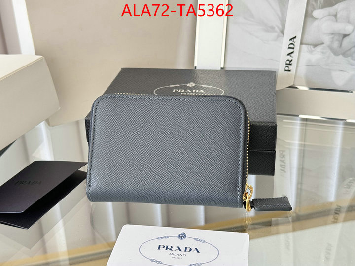 Prada Bags(TOP)-Wallet 2024 luxury replicas ID: TA5362 $: 72USD,