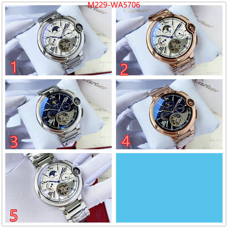 Watch(TOP)-Cartier highest product quality ID: WA5706 $: 229USD