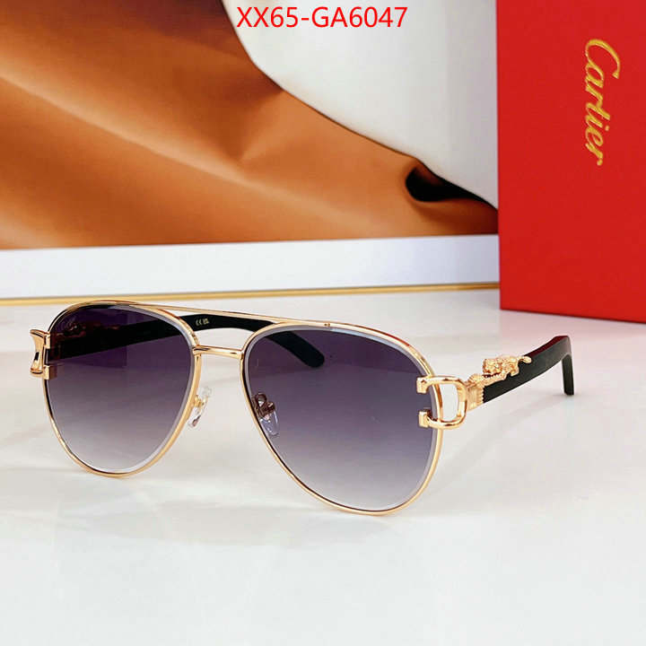 Glasses-Cartier how quality ID: GA6047 $: 65USD