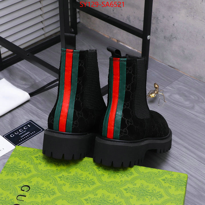 Men Shoes-Gucci 1:1 replica wholesale ID: SA6521 $: 129USD