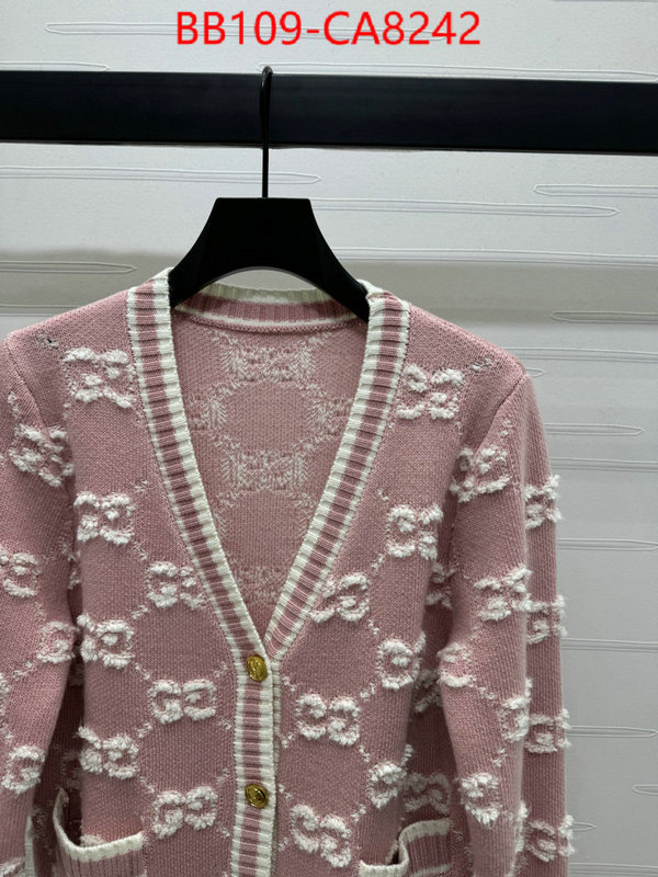 Clothing-Gucci what best replica sellers ID: CA8242 $: 109USD