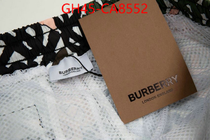 Beach Shorts-Burberry high quality replica designer ID: CA8552 $: 45USD