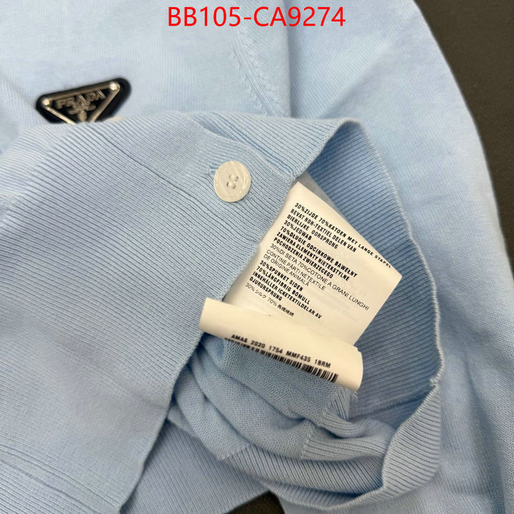 Clothing-Prada what is aaaaa quality ID: CA9274 $: 105USD