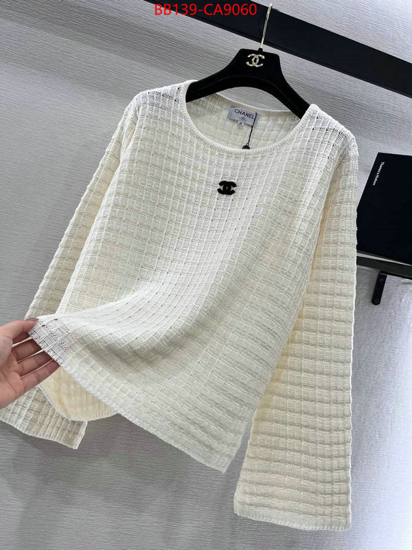 Clothing-Chanel what is a counter quality ID: CA9060 $: 139USD