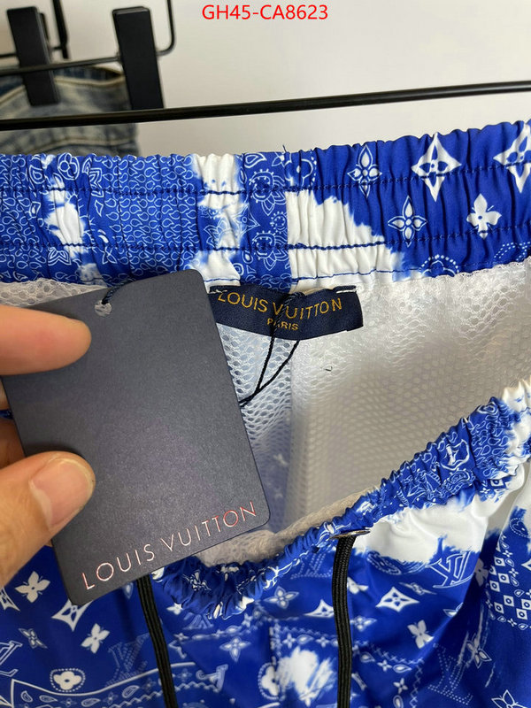 Beach Shorts-LV buying replica ID: CA8623 $: 45USD