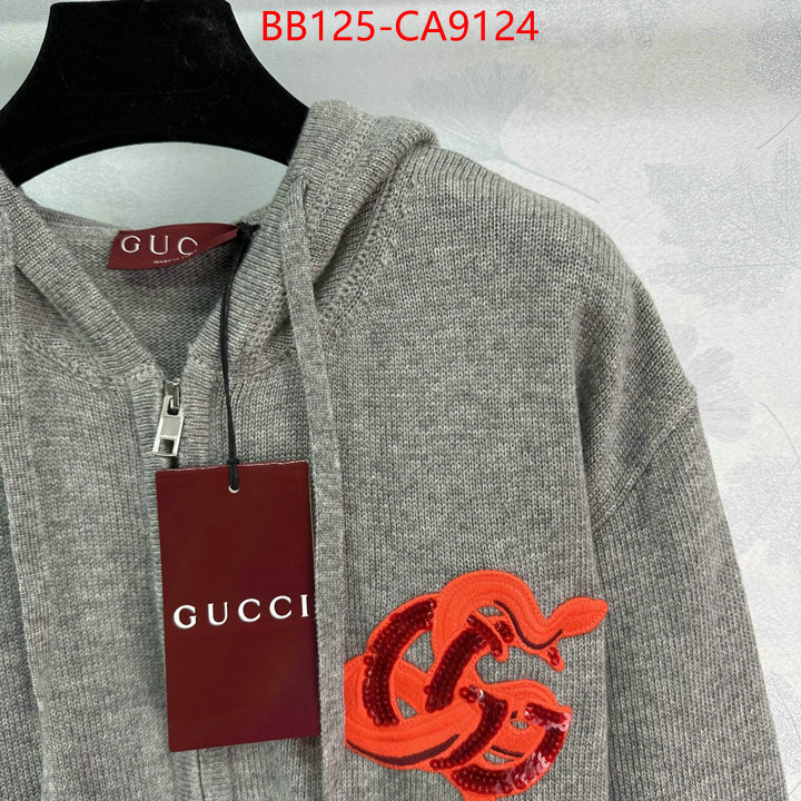 Clothing-Gucci 2024 aaaaa replica 1st copy ID: CA9124 $: 125USD