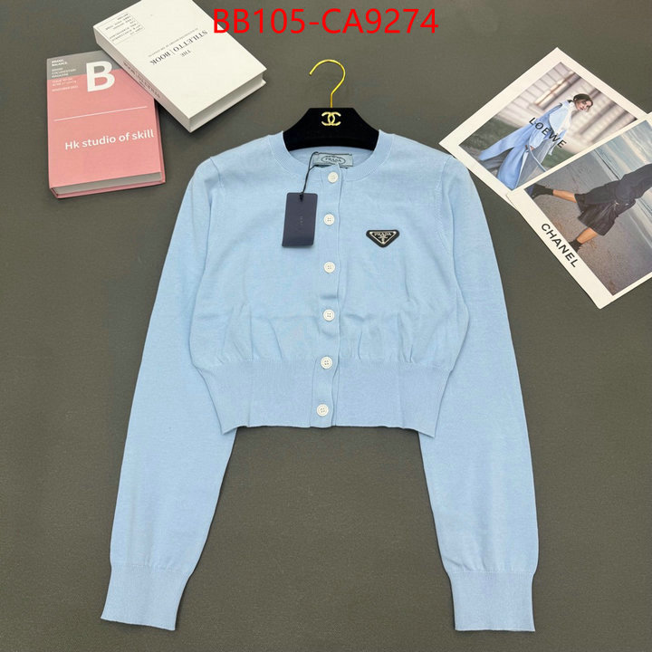 Clothing-Prada what is aaaaa quality ID: CA9274 $: 105USD