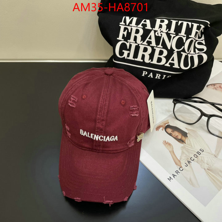 Cap(Hat)-Balenciaga high quality customize ID: HA8701 $: 35USD