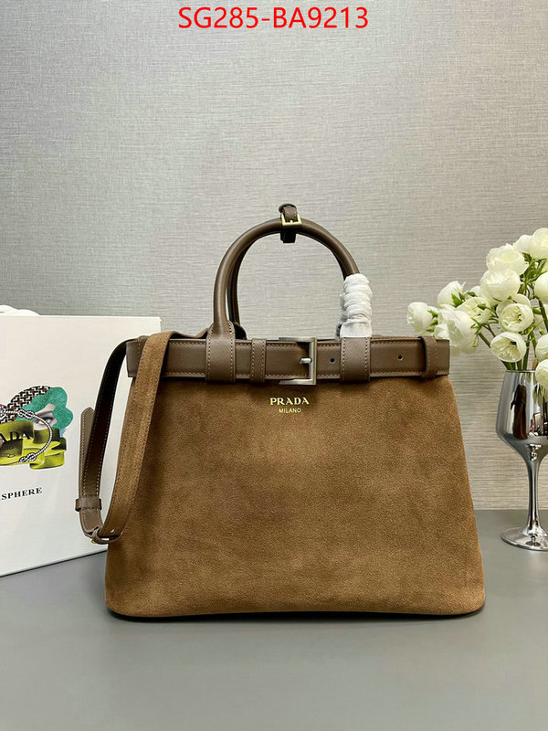 Prada Bags(TOP)-Handbag- fake designer ID: BA9213 $: 285USD,