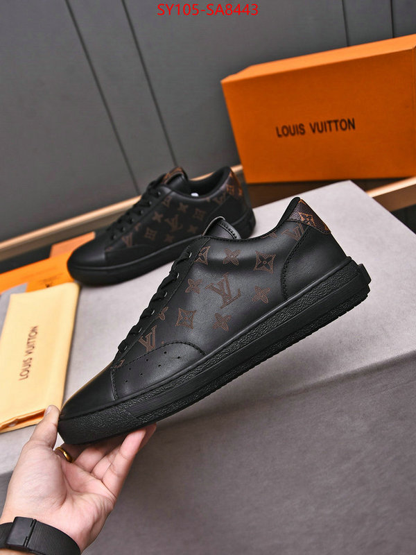 Men Shoes-LV top quality fake ID: SA8443 $: 105USD