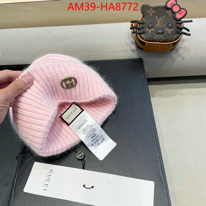 Cap(Hat)-Gucci wholesale designer shop ID: HA8772 $: 39USD