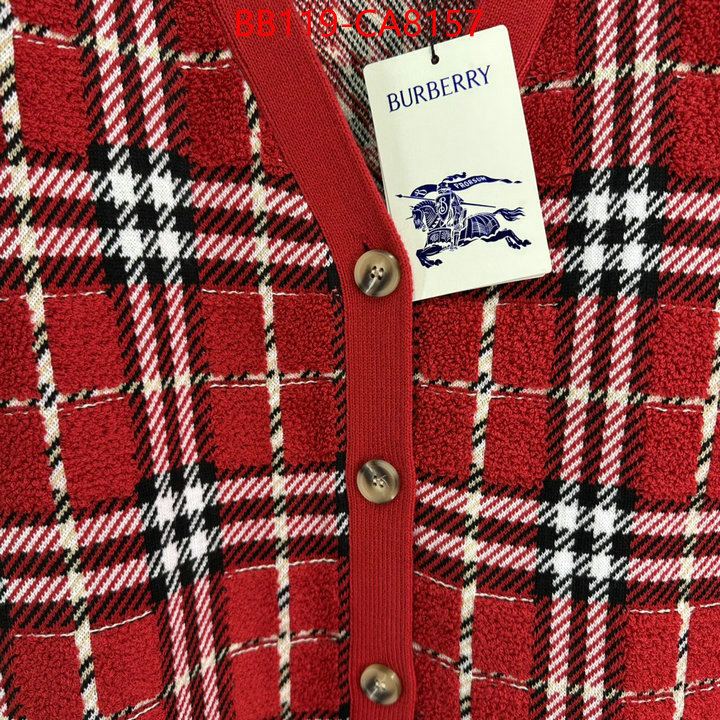 Clothing-Burberry designer fake ID: CA8157 $: 119USD