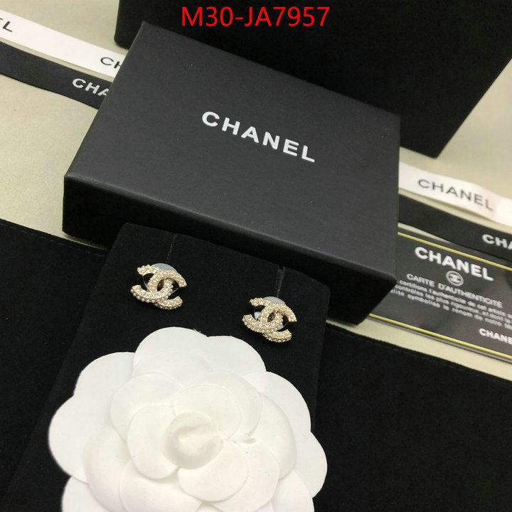 Jewelry-Chanel best quality fake ID: JA7957 $: 30USD