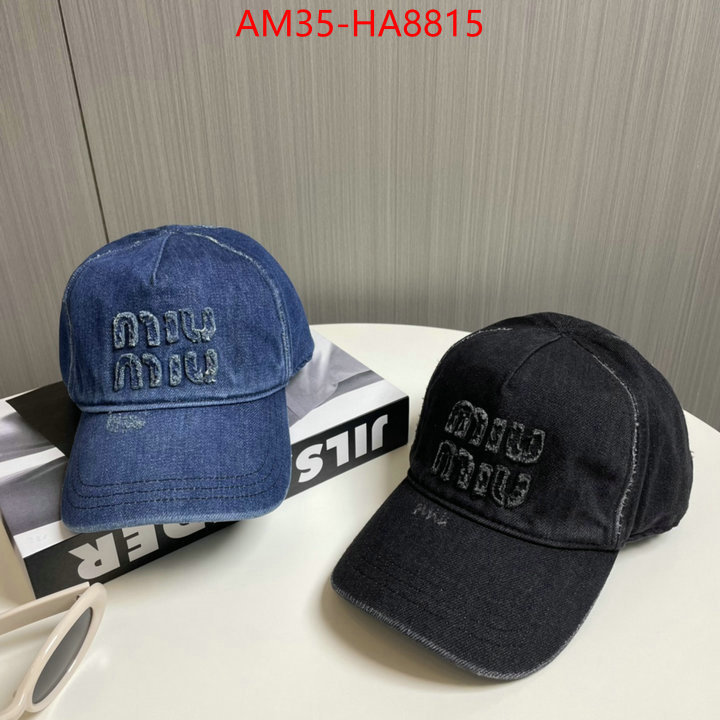 Cap(Hat)-Miu Miu best site for replica ID: HA8815 $: 35USD