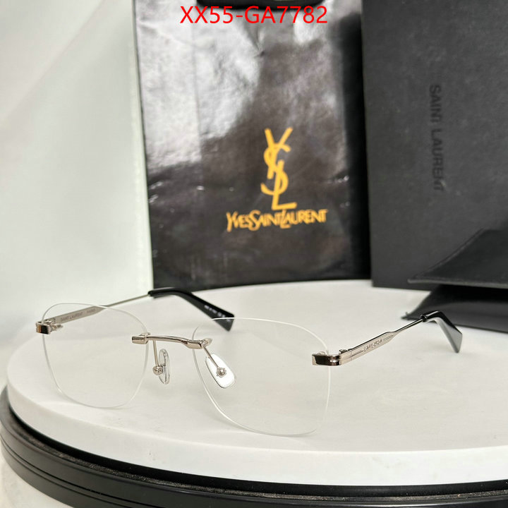 Glasses-YSL luxury 7 star replica ID: GA7782 $: 55USD