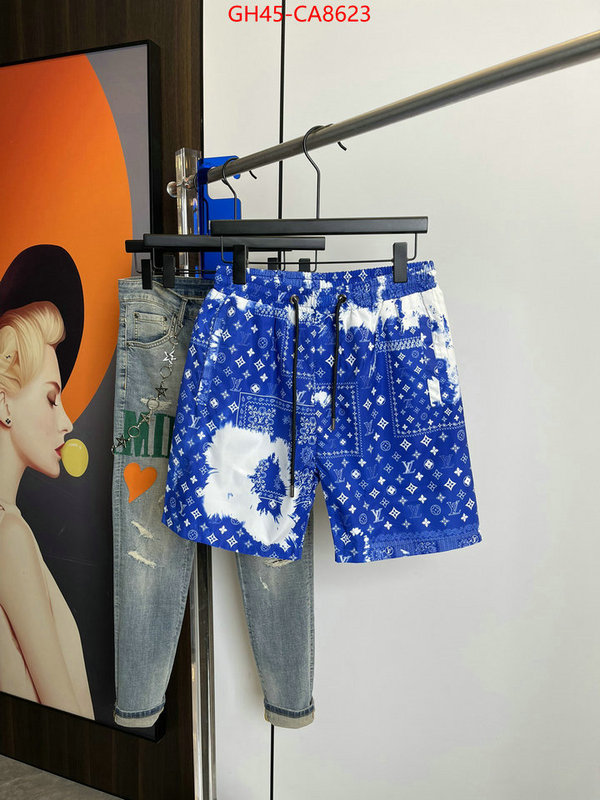 Beach Shorts-LV buying replica ID: CA8623 $: 45USD