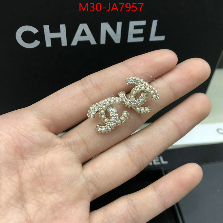 Jewelry-Chanel best quality fake ID: JA7957 $: 30USD