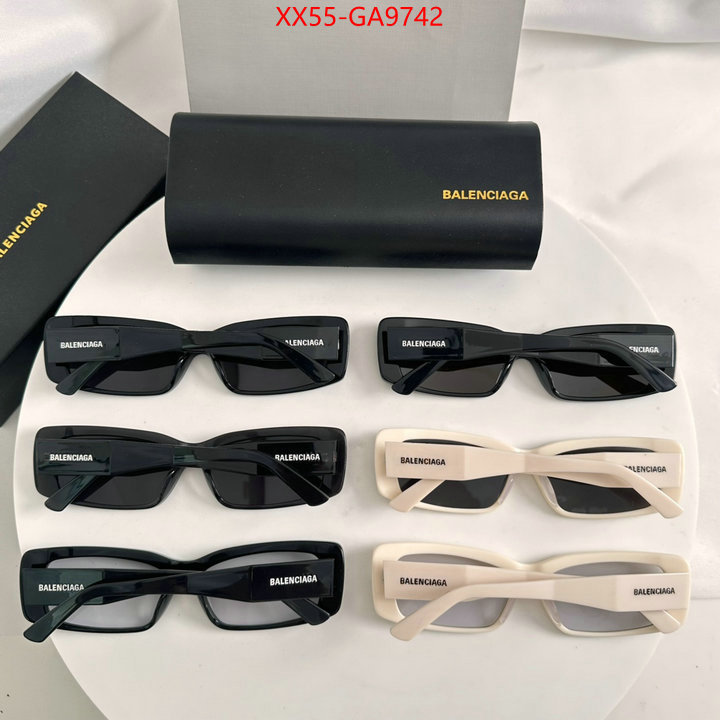 Glasses-Balenciaga luxury fake ID: GA9742 $: 55USD